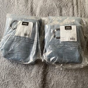 Eclipse Rowland Blue Window Curtains